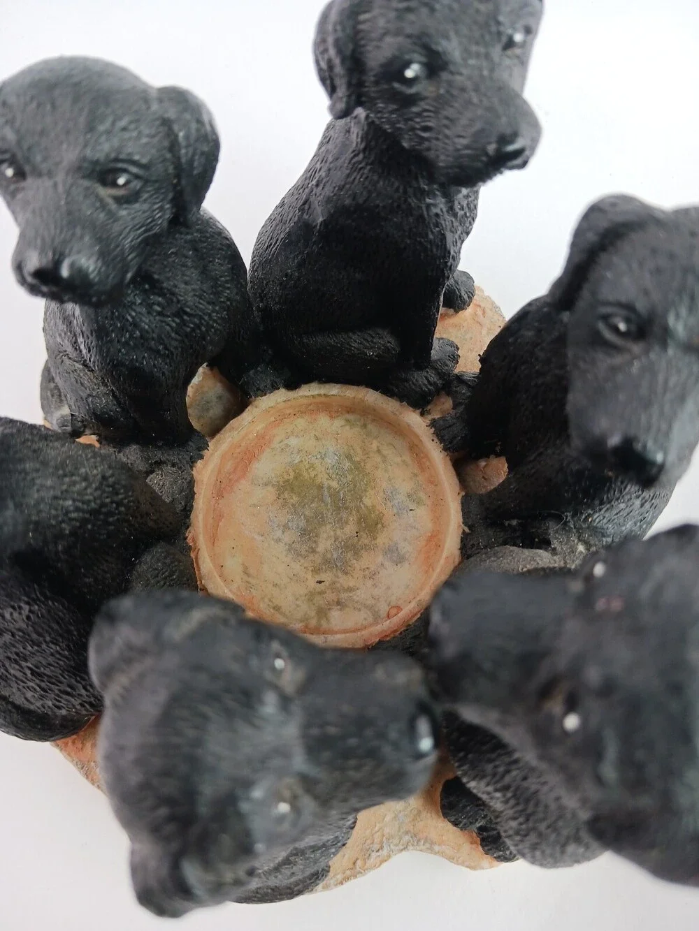 Black Lab Circle Votive Candle Holder Continental Creations #P608 S6328
